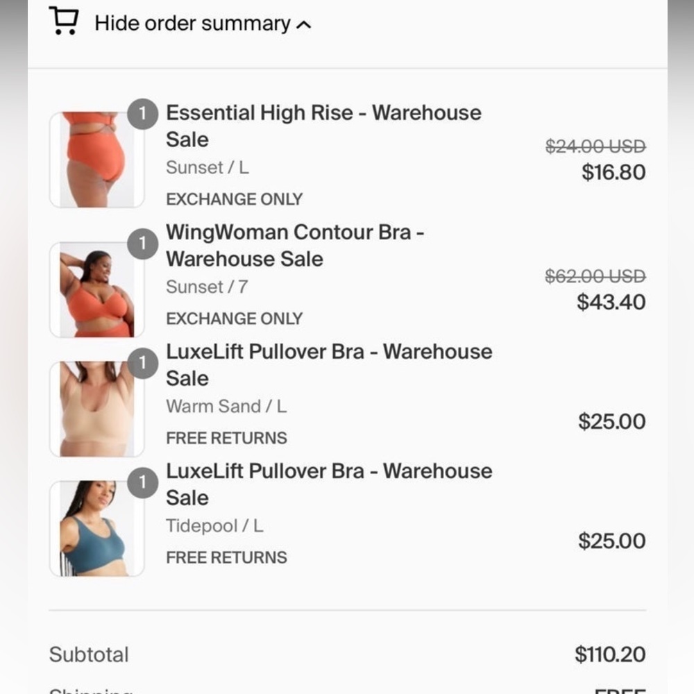 Knix Bra/Bralette/Underwear LOT, Size L, NWT (Soma, Knix, Harper Wilde)